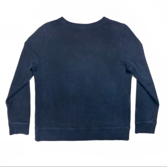 J. Crew Eyelet Sweatshirt pullover 100% cotton M - Picture 5 of 7